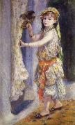 Pierre Renoir Young Girl with a Falcon oil painting reproduction